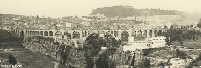 ALGERIE CONSTANTINE Gorges du Rhummel Grande Arche du Pont Sidi Rached 